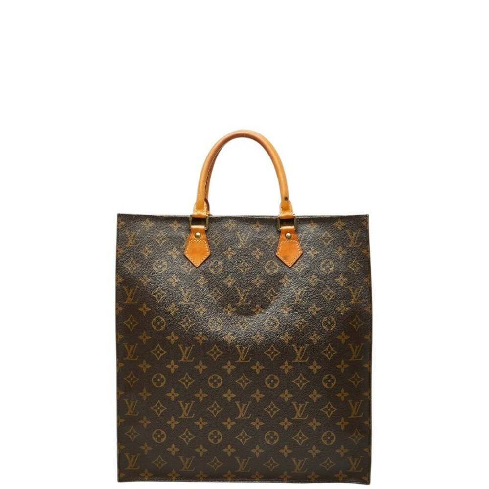 LOUIS VUITTON Brown Monogram Leather Tote Bag - Picture 1 of 11